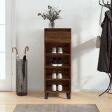 Shoe Cabinet 40X36X105 Cm Engineered Wood