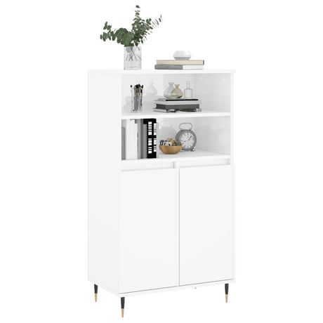 Highboard 60X36X110 Cm Engineered Wood