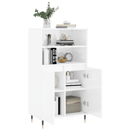 Highboard 60X36X110 Cm Engineered Wood