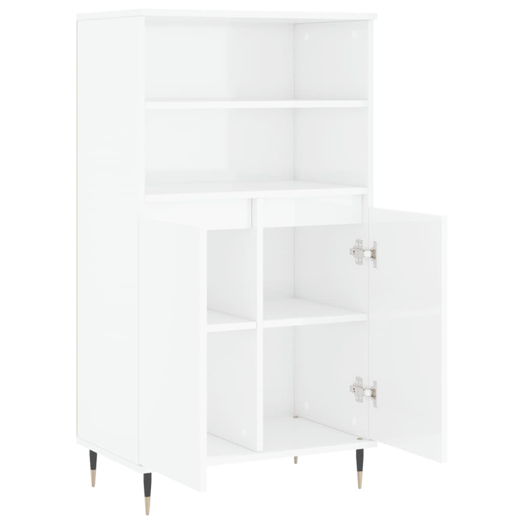 Highboard 60X36X110 Cm Engineered Wood