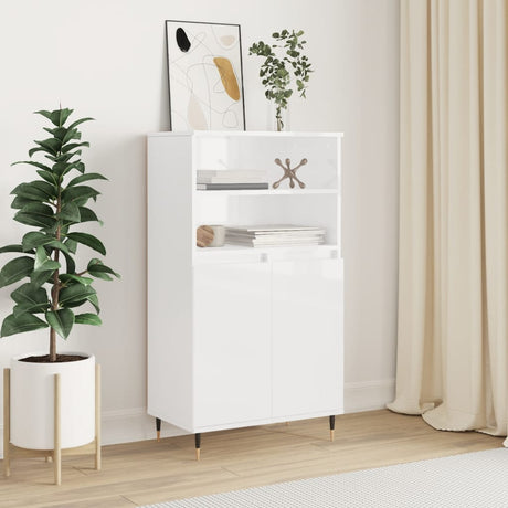 Highboard 60X36X110 Cm Engineered Wood