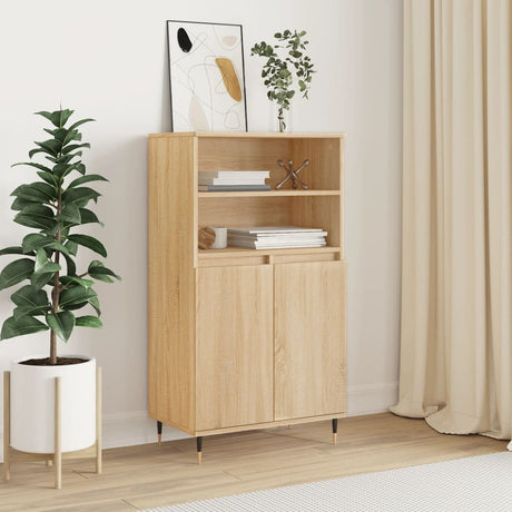 Highboard 60X36X110 Cm Engineered Wood