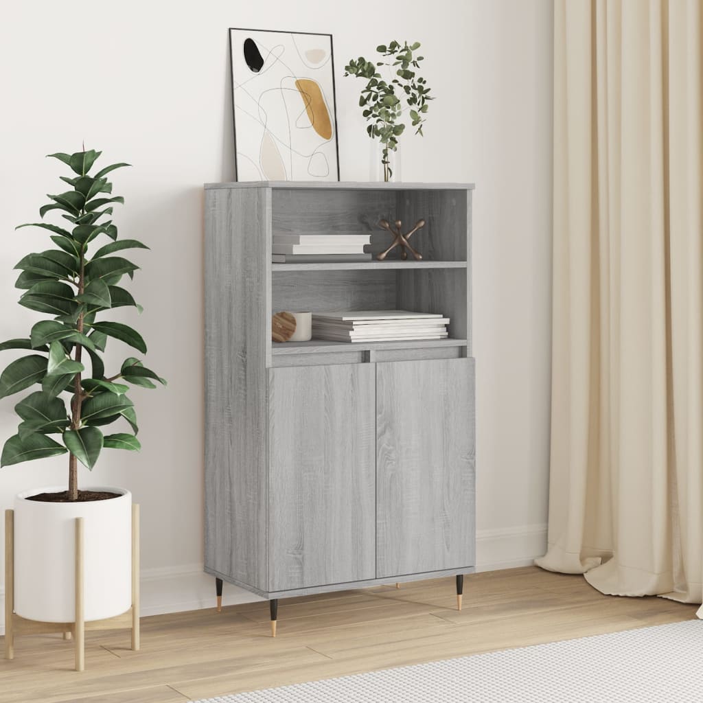 Highboard 60X36X110 Cm Engineered Wood