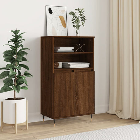 Highboard 60X36X110 Cm Engineered Wood