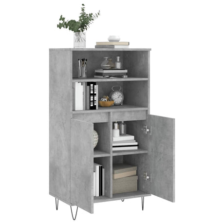 Highboard 60X36X110 Cm Engineered Wood