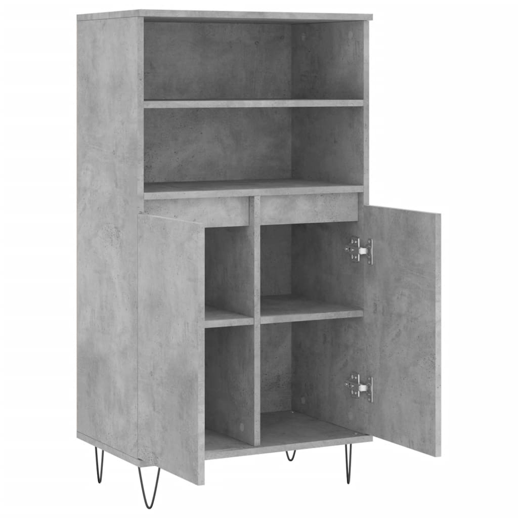 Highboard 60X36X110 Cm Engineered Wood