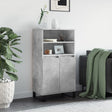 Highboard 60X36X110 Cm Engineered Wood