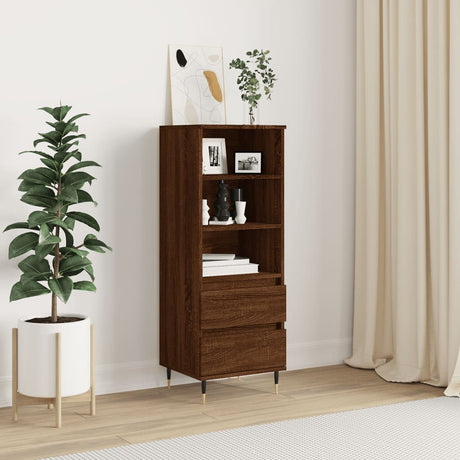Highboard 40X36X110 Cm Engineered Wood