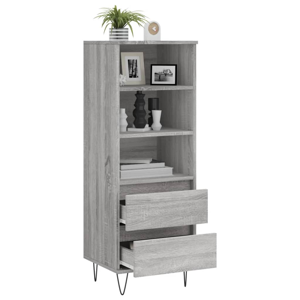 Highboard 40X36X110 Cm Engineered Wood