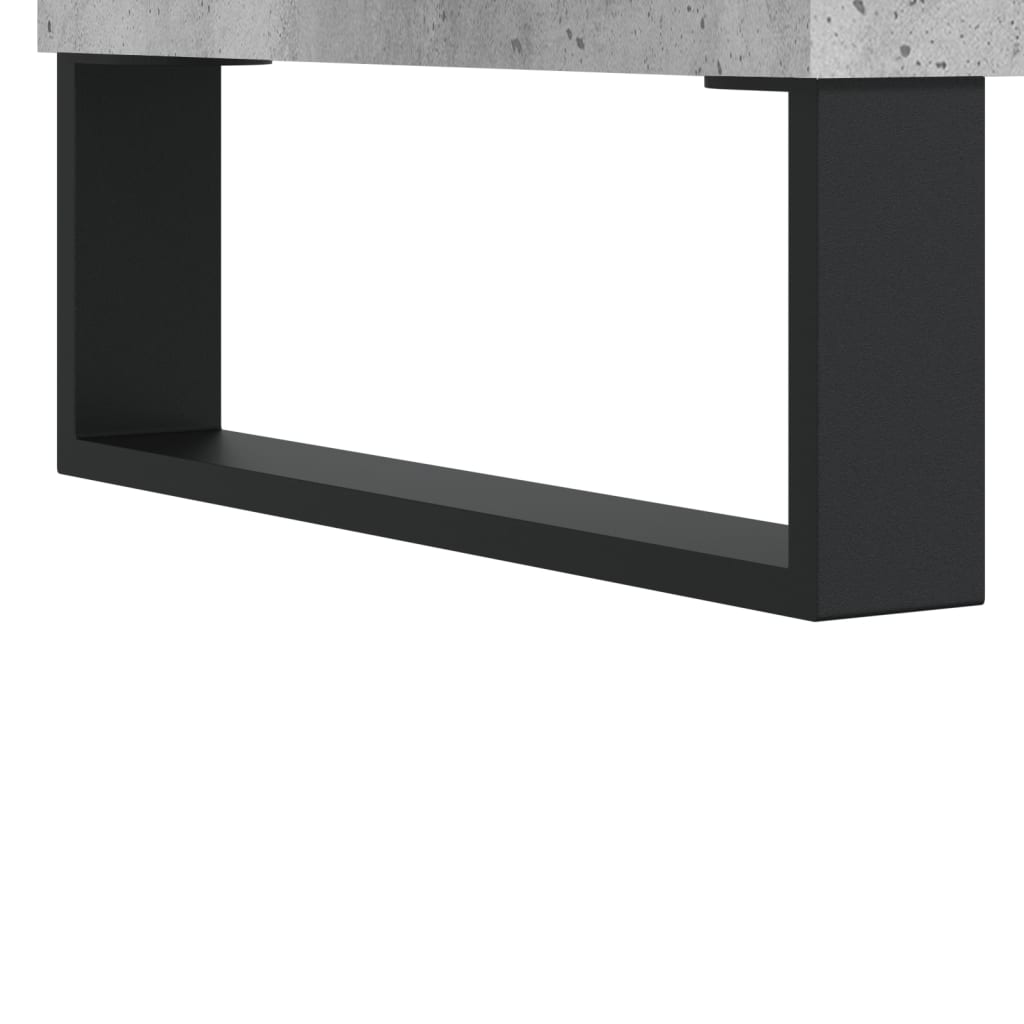 Highboard Concrete Grey 40x36x110 cm Engineered Wood