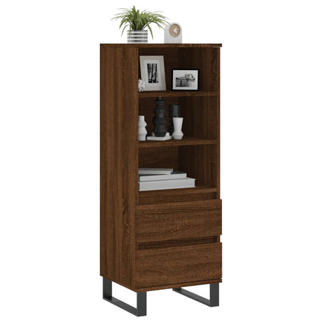 Highboard 40X36X110 Cm Engineered Wood