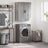 Wall Mounted Cabinet 69.5X34X90 Cm Engineered Wood