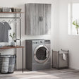 Wall Mounted Cabinet 69.5X34X90 Cm Engineered Wood