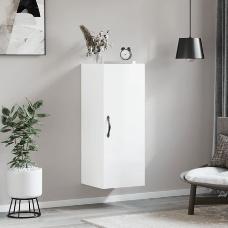 Wall Mounted Cabinet 34.5X34X90 Cm Engineered Wood