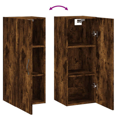 Wall Mounted Cabinet 34.5X34X90 Cm Engineered Wood