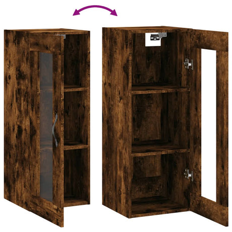 Wall Mounted Cabinet 34.5X34X90 Cm