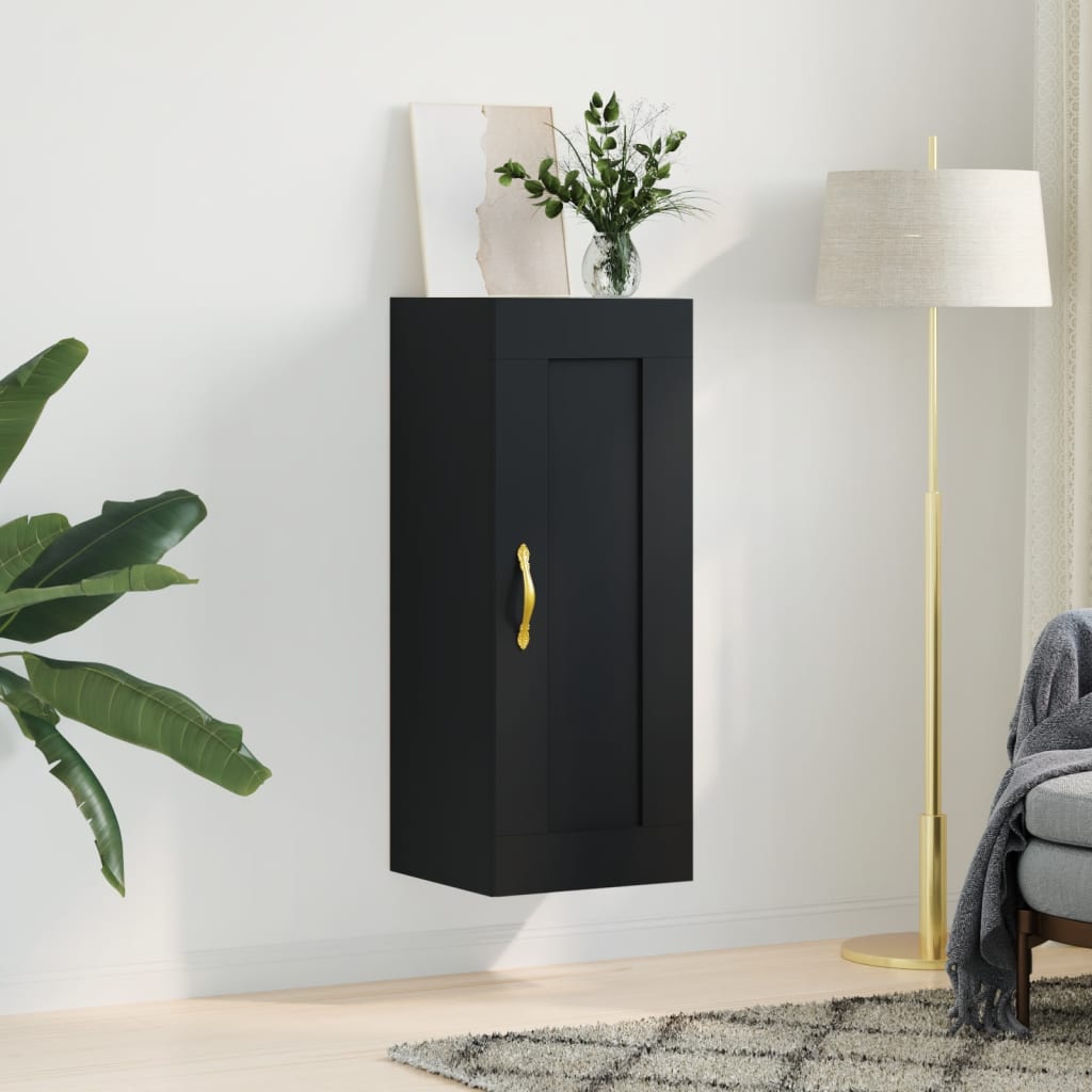 Wall Mounted Cabinet 34.5X34X90 Cm Engineered Wood