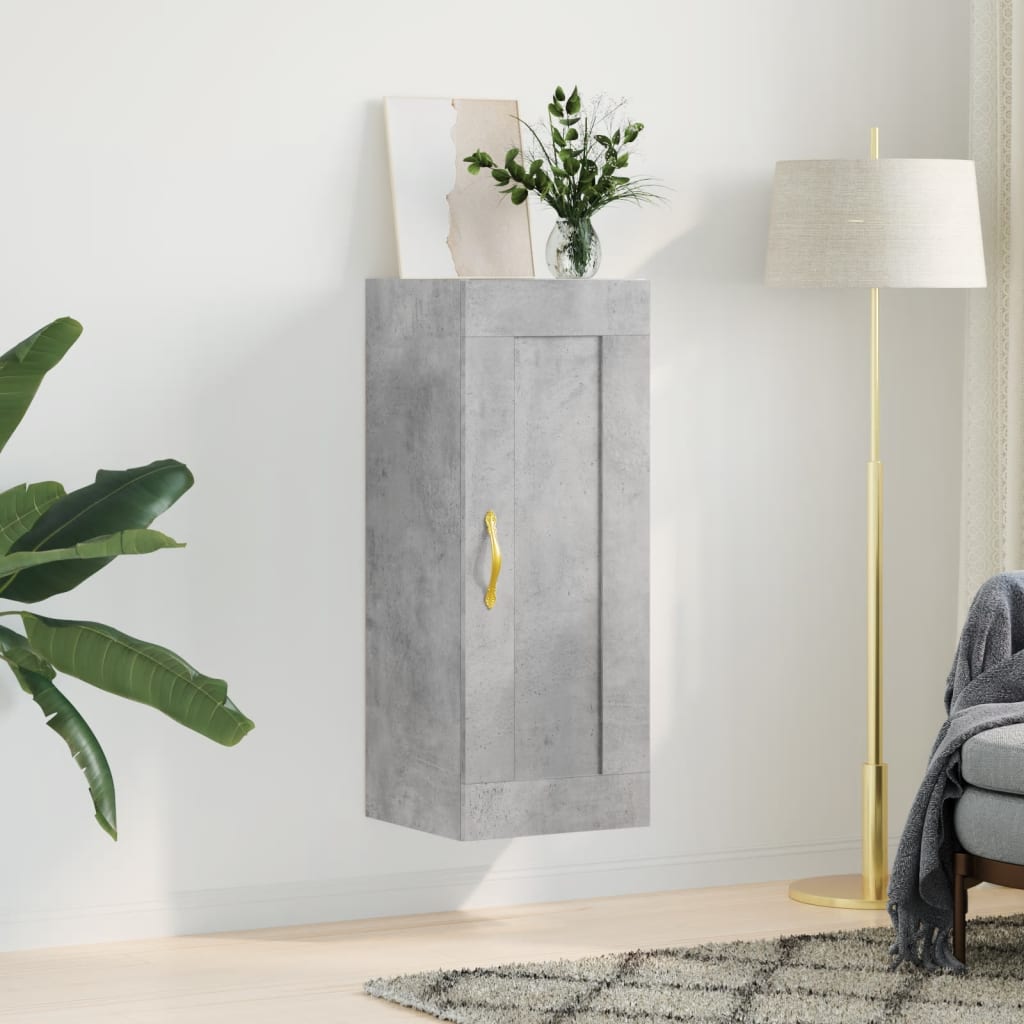 Wall Mounted Cabinet 34.5X34X90 Cm Engineered Wood