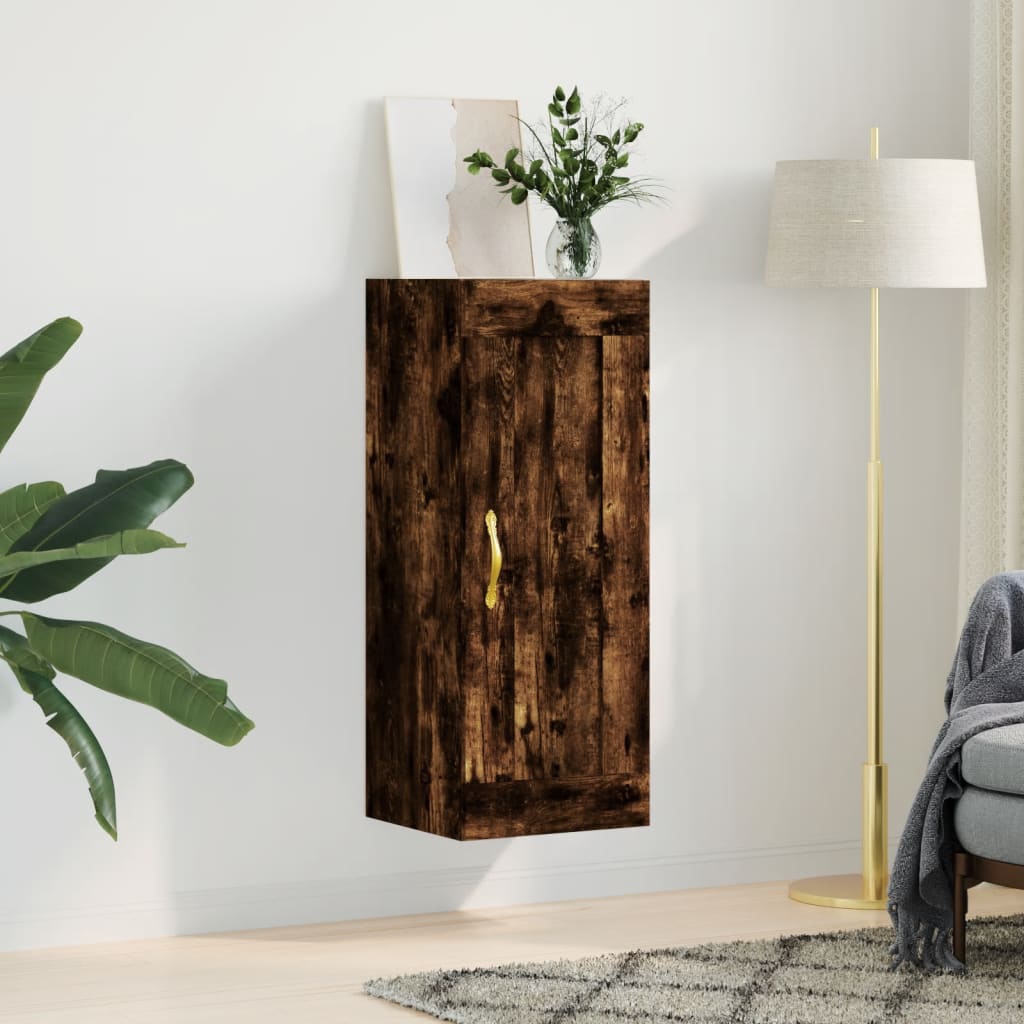 Wall Mounted Cabinet 34.5X34X90 Cm Engineered Wood