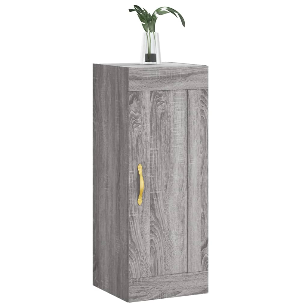 Wall Mounted Cabinet 34.5X34X90 Cm Engineered Wood