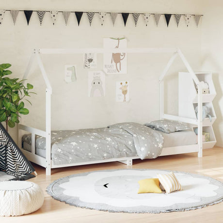 Kids Bed Frame Solid Wood Pine