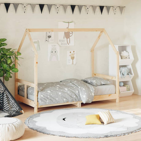 Kids Bed Frame Solid Wood Pine