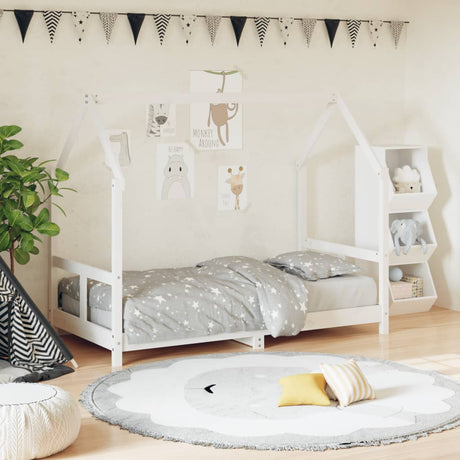 Kids Bed Frame Solid Wood Pine