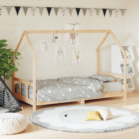 Kids Bed Frame Solid Wood Pine