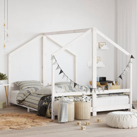 Kids Bed Frame Solid Wood Pine