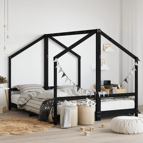 Kids Bed Frame Solid Wood Pine
