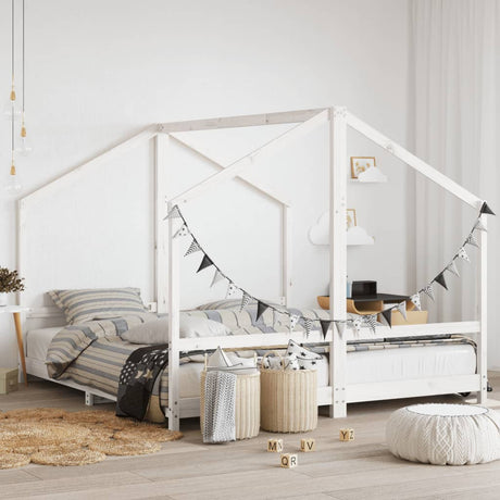 Kids Bed Frame Solid Wood Pine