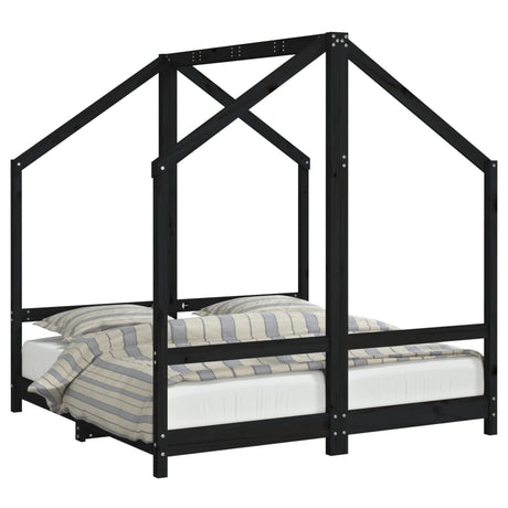 Kids Bed Frame Solid Wood Pine