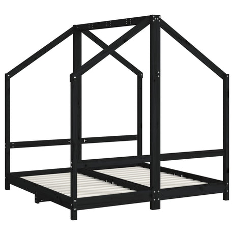 Kids Bed Frame Solid Wood Pine