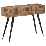 Console Table 110x34x80 cm Solid Reclaimed Teak