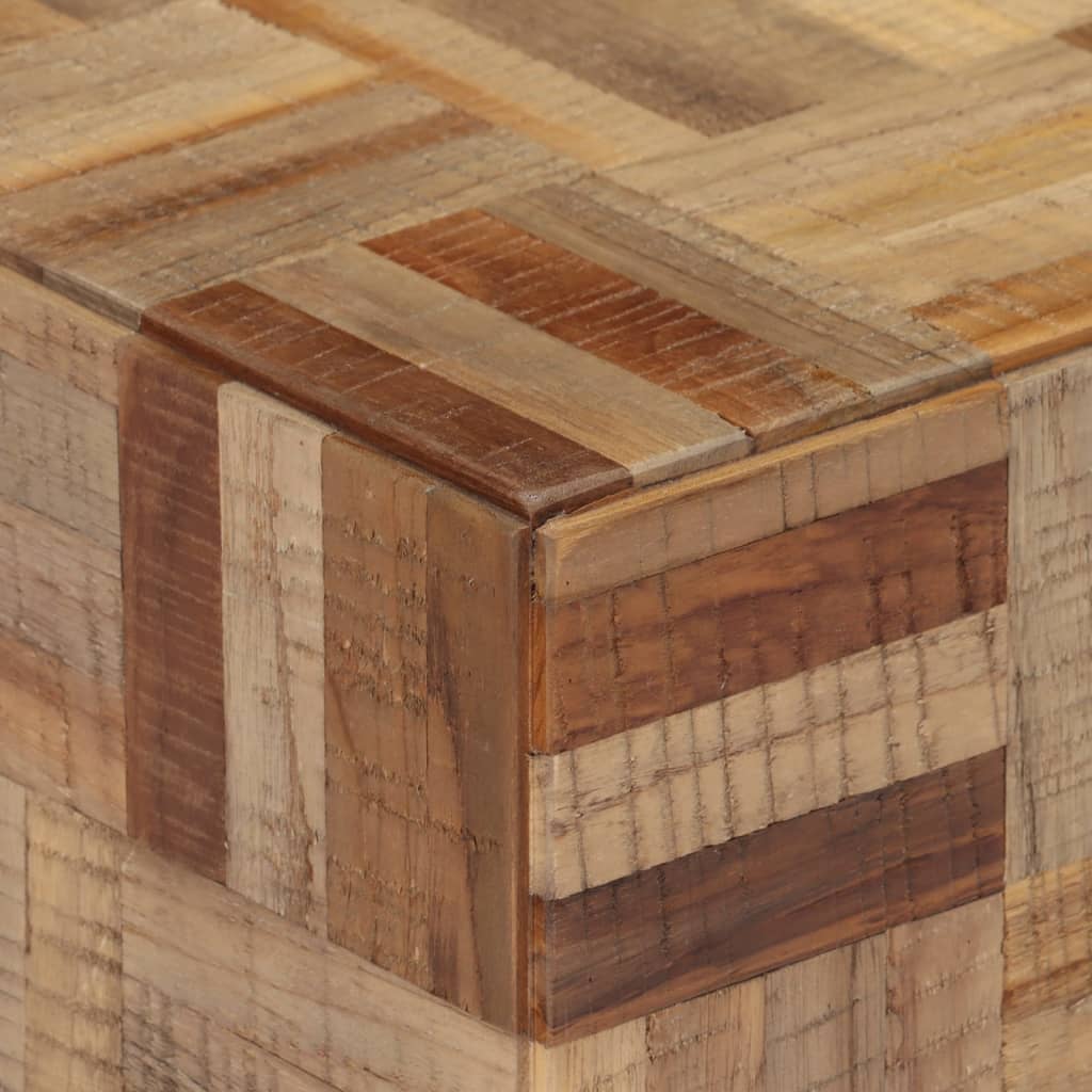 Coffee Table Grey Solid Reclaimed Teak