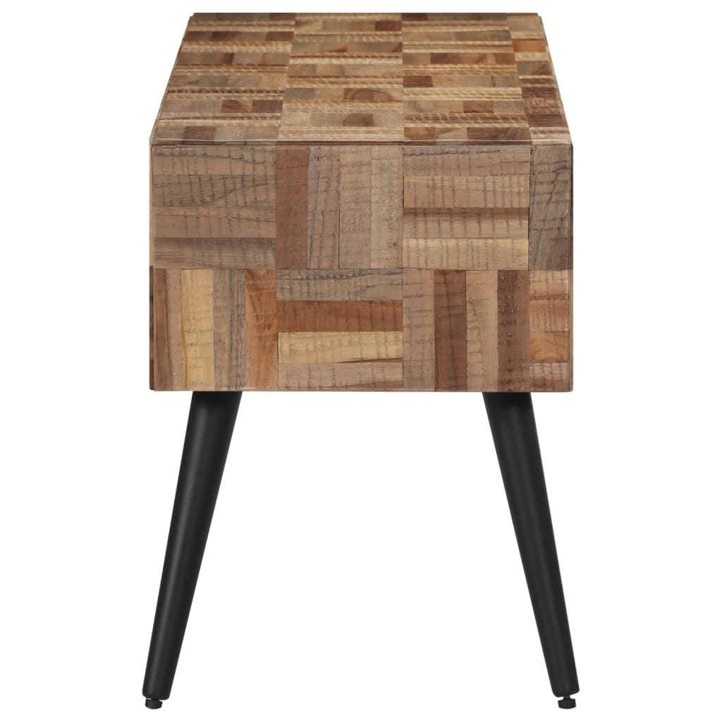 Bench 110x35x45 cm Solid Reclaimed Teak