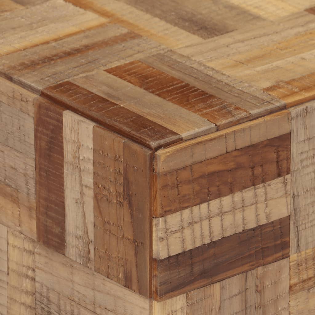 Bench 110x35x45 cm Solid Reclaimed Teak