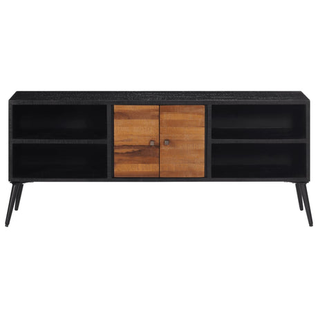 Tv Cabinet 112X31X45 Cm Solid Reclaimed Teak