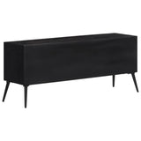 Tv Cabinet 112X31X45 Cm Solid Reclaimed Teak