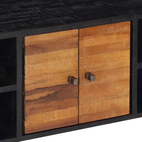 Tv Cabinet 112X31X45 Cm Solid Reclaimed Teak