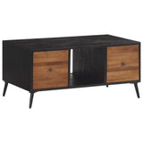 Coffee Table 90X50X41 Cm Solid Reclaimed Teak