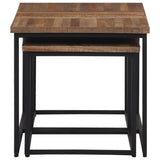 Nesting Coffee Tables 3 Pcs Solid Wood Teak