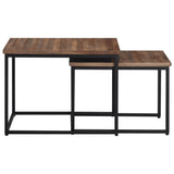 Nesting Coffee Tables 2 Pcs Solid Wood Teak