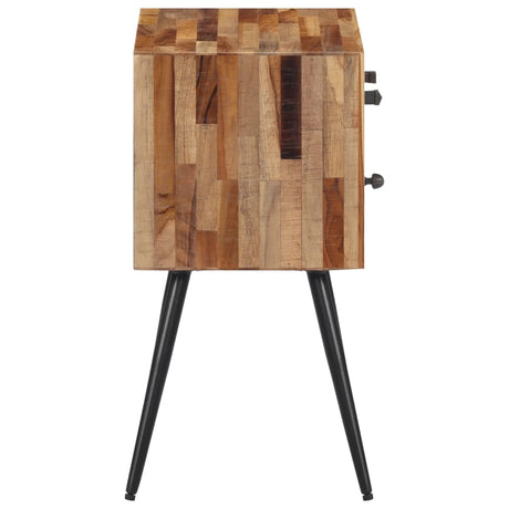 Bedside Cabinet 47X31.5X60 Cm Solid Wood Teak