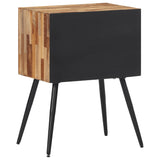 Bedside Cabinet 47X31.5X60 Cm Solid Wood Teak