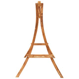 Swing Bed Solid Wood Spruce With Teak Finish