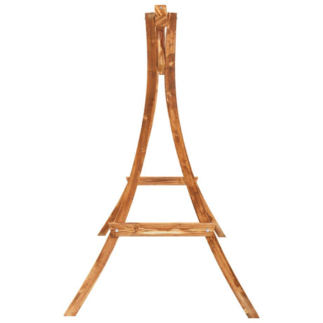 Swing Bed Solid Wood Spruce With Teak Finish