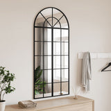 Wall Mirror Black Arch Iron
