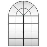 Wall Mirror Black Arch Iron