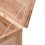 Garden Storage Box Solid Wood Fir